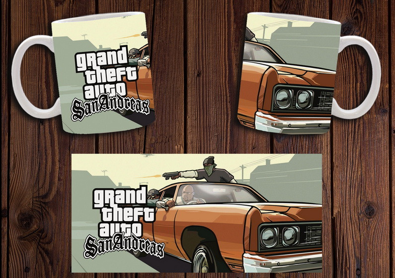 Чашка "GTA San Andreas" / Кружка ГТА Сан Андреас №7