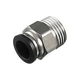 З'єднання цангове для поліуретанових та ін. шлангів 12 мм, 1/2" зовн. різьба INTERTOOL PT-2314 mst mst, фото 2