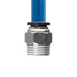 З'єднання цангове для поліуретанових та ін. шлангів 12 мм, 1/2" зовн. різьба INTERTOOL PT-2314 mst mst, фото 4