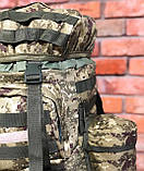 Тактичний військовий рюкзак Vogel 90 літрів піксель, фото 3