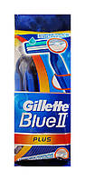 Одноразовые бритвы Gillette Blue II Plus (8+2 в подарок) - 10 шт.