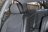 Чохли на сидіння Нісан Альмера класик (чохли з екошкіри Nissan Almera classic стиль Premium), фото 6