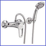 Змішувач для душу з лійкою латунний Haiba Opus 003 (HB0328), фото 3