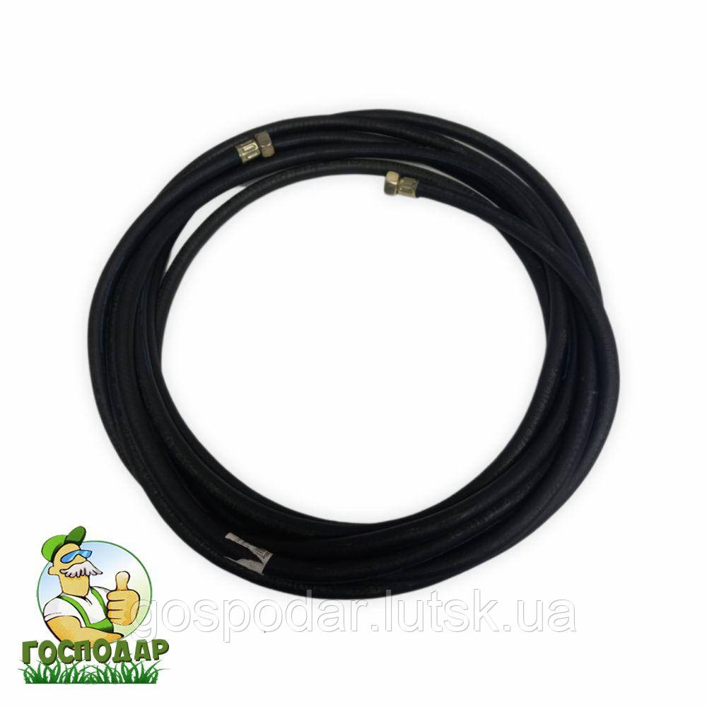 Шланг газовий чорний гумовий 8.0 метрів ( сертифікована гнучка підводка для підключення до газової плити), фото 1