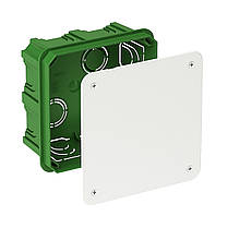Коробка розподільна для суцільних стін 100Х100Х50, IP30, цегла, бетон, врізна, Schneider Electric, фото 2