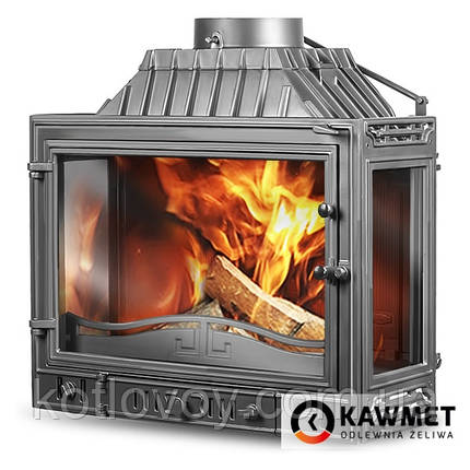 Камінна топка KAWMET W4 тристороння (14.5 kW), фото 1