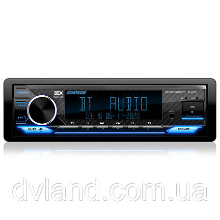 Автомагнітола DEX DAC-300 MP3 / 1 DIN (180Вт, DSP, USB, TF/ SD card, Bluetooth), фото 2