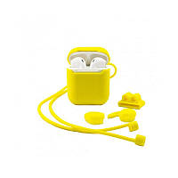Чохол для навушників XO AirPods Silicone case yellow