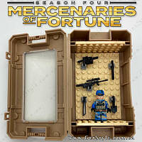 Ігровий набір конструктор Marine Corps White Shark у пластиковому контейнері 14 см