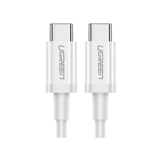 Кабель UGREEN USB 2.0 C M/M ABS Cover 1.5m (White) (60519)
