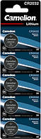 Часовая батарейка Camelion CR 2032  (5бл) 100/1800