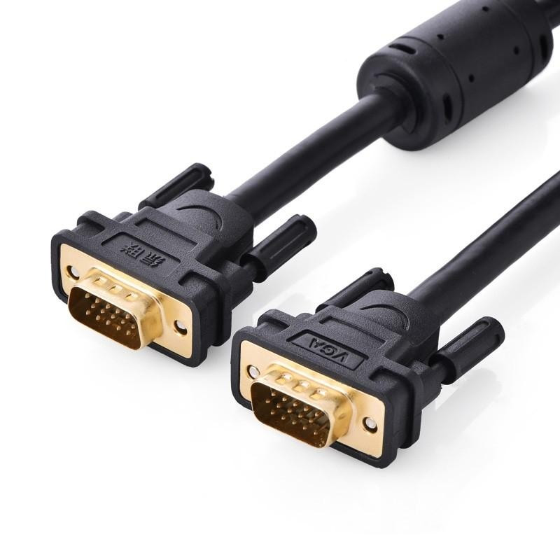 Кабель UGREEN VG101 VGA Male to Male Cable 3m (Black) (11631)