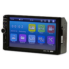Автомагнітола DEX DAV-700 MP5 / 2 DIN мультимедійна (180Вт, TFT 7", MirrorLink, USB, TF/ SD card, Bluetooth), фото 3