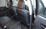 Чохли на Ніссан Кашкай (авточохли Nissan Qashqai, Lether style), фото 5