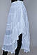 Жіноча літня спідниця білого кольору з бічним вирізом, фото 2