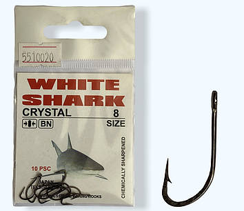 Гачки White Shark Crystal 8