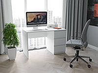 Стіл комп'ютерний Moreli T-224 Ш1200 мм/ В755 мм/ Г600 мм Білий
