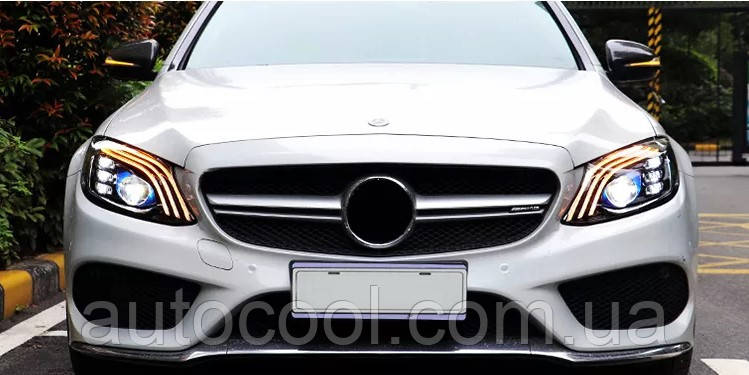 Передні лід фари Mercedes C-клас W205 2013-2020 г. Мерседес
