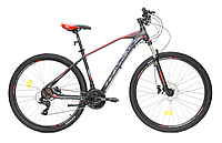 Велосипед найнер Crosser LAVA 29" (рама 18, 2*9) Hidraulic L-TWOO черно-красный