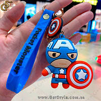 Брелок Капитан Америка Captain America Keychain в подарочной упаковке