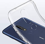 Прозорий силіконовий чохол для Nokia 3.1 Plus (TA-1104) / X3, фото 4