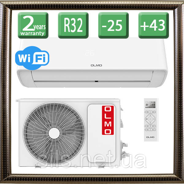 Кондиціонер Olmo OSH-09FWH серія Premion до -25С, до 25 кв.м.