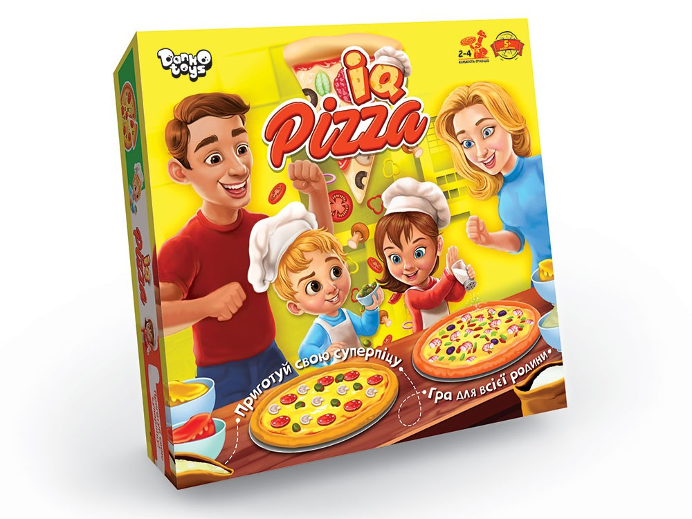 Гра настільна Danko Toys "IQ Pizza" (Укр) (G-IP-01U)