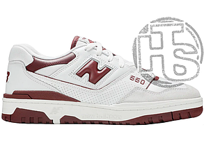 Жіночі кросівки New Balance 550 Sea Salt Burgundy BB550LI1
