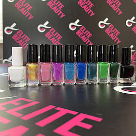 Лаки для стемпінгу Global Nail в різних кольорах 6 мл