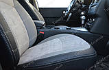 Чохли на Ніссан Кашкай +2 (авточохли Nissan Qashqai +2, Lether style), фото 6
