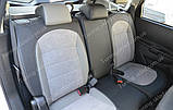 Чохли на Ніссан Кашкай +2 (авточохли Nissan Qashqai +2, Lether style), фото 8