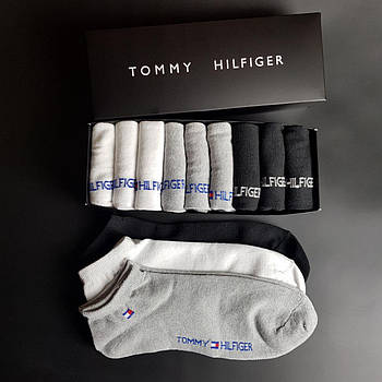 Набір чоловічих шкарпеток Tommy Hilfiger 9 пар ↓ Чоловічі вкорочені шкарпетки Томмі Гілфіґер