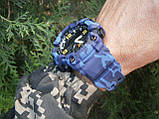 Годинник чоловічий спортивний Skmei 1637 Blue камуфляж, фото 4