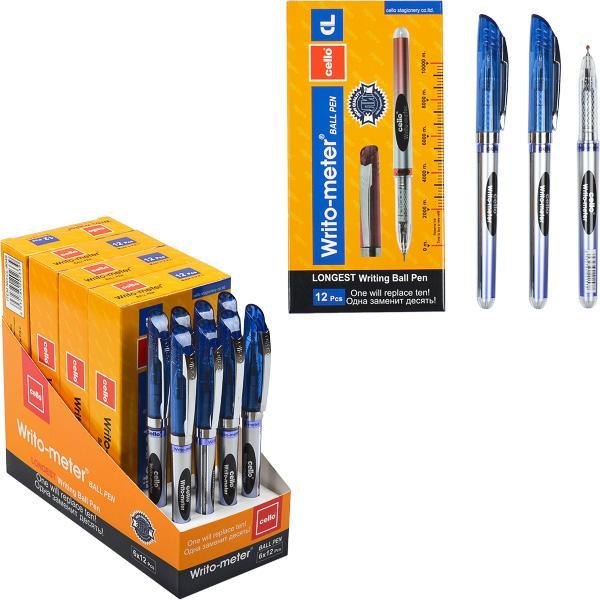 Ручка масляна "10км" CL8048/ET8048 синя, фото 1