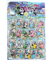 Іграшки на листі Панда та Крош 20 шт R50-21