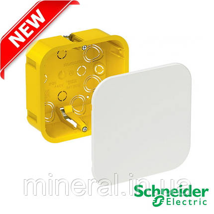 Коробка розподільна для порожніх стін 100x100x50, IP20, (Гіпсокартон), Schneider Electric, фото 2