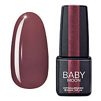 Гель-лак Baby Moon Burgundy No002 гіркий шоколад, 6мл.
