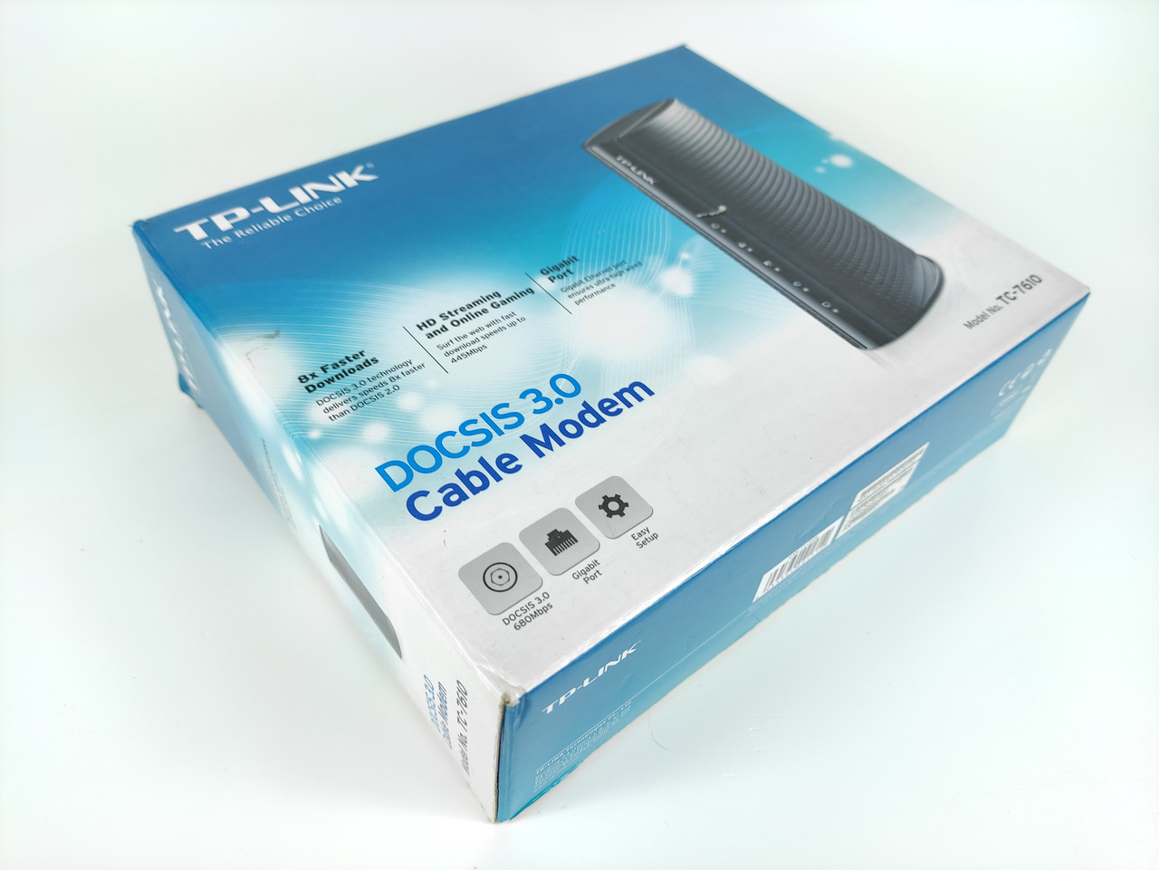 Кабельный модем DOCSIS 3.0 TPLINK TC7610 (Б/У), цена 210 грн — Prom