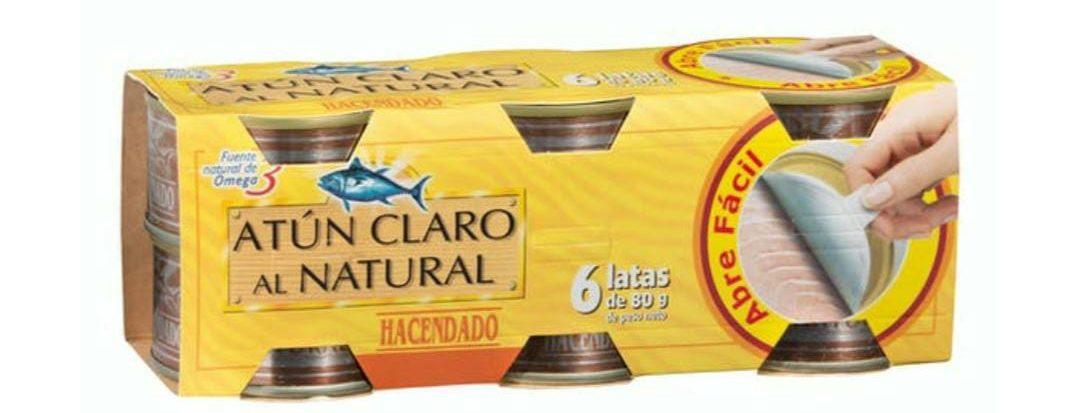 Hacendado Atun Claro Natural (у власному соку), 80 г