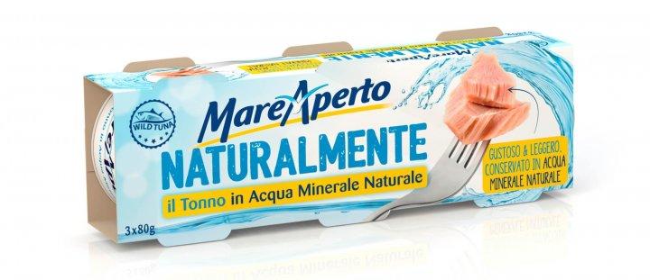 Mare Aperto Tonno al Naturalmente (В минеральной воде), 80г