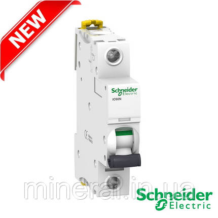 Автоматичний вимикач iC60N 1р 6A, "C", 6кА, Acti 9, Schneider Electric, на DIN-рейку, модульний, Premium, фото 2