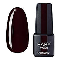 Гель-лак Baby Moon Burgundy No003 шоколадно-вишневий, 6мл.