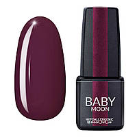 Гель-лак Baby Moon Burgundy No004 темний каштан, 6мл.