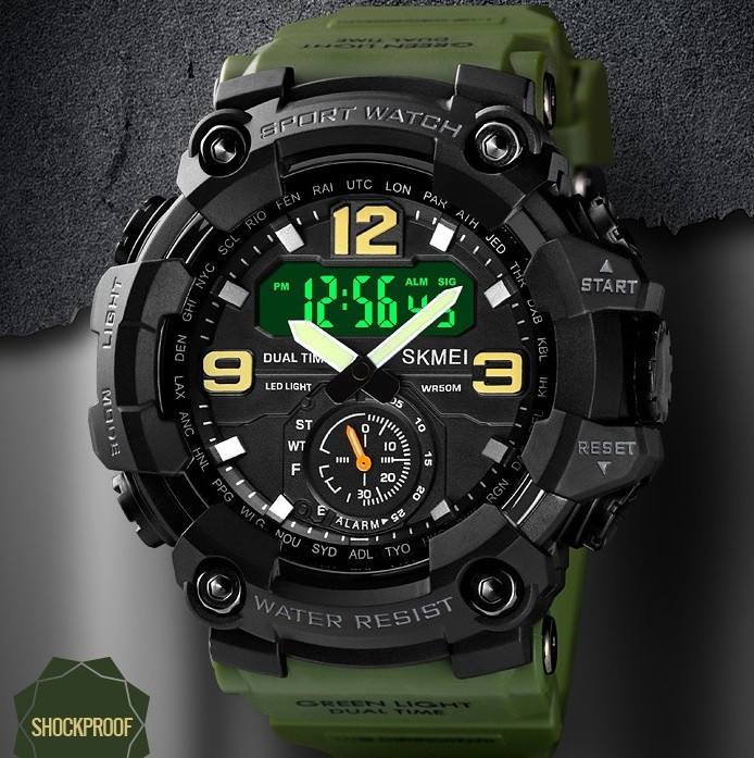 Годинник чоловічий наручний годинник спортивний тактичні, фото 1