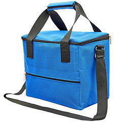 Термосумка холодильник для їжі та напоїв SP-Sport Lunch Bag 0292-15 об'єм 15 літрів Blue