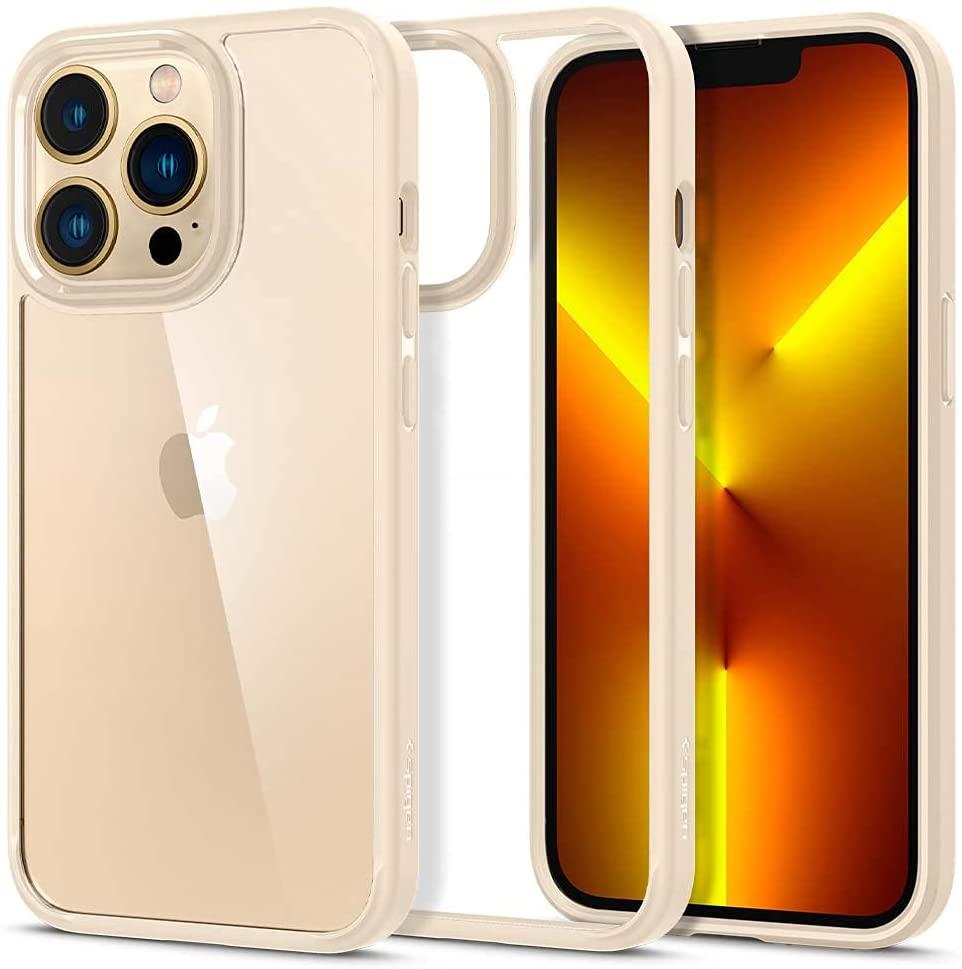 Чохол Spigen для iPhone 13 Pro (6.1") — Ultra Hybrid, Sand Beige (ACS03265)