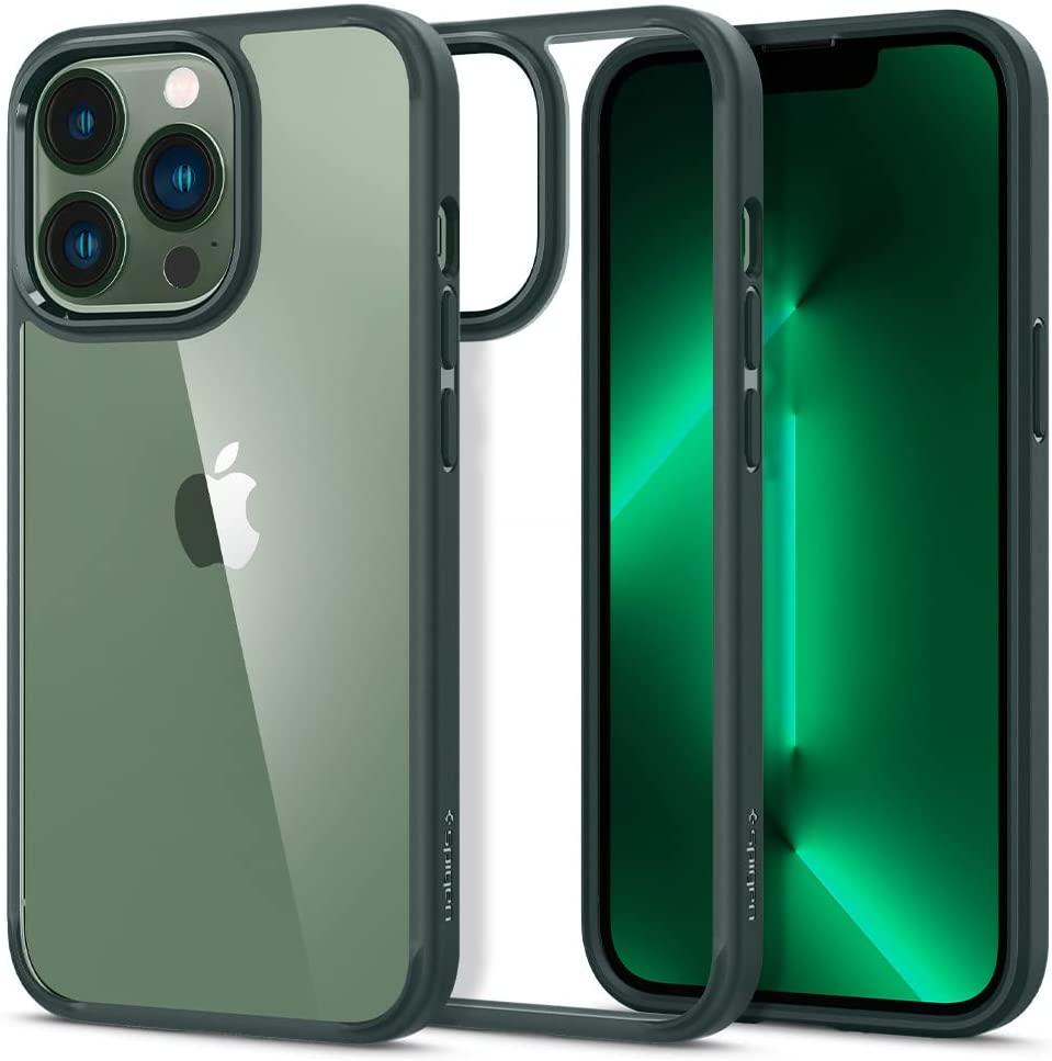 Чохол Spigen для iPhone 13 Pro — Ultra Hybrid, Midnight Green (ACS04560)