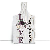 Дерев'яна кухонна дошка 18 32 см "Love"