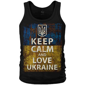 Майка Keep Calm and Love Ukraine, Розмір M