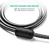 Кабель відео VGA кабель Ugreen 15-pin 1080p Male to Male Cable 3 m Black (VG101), фото 6